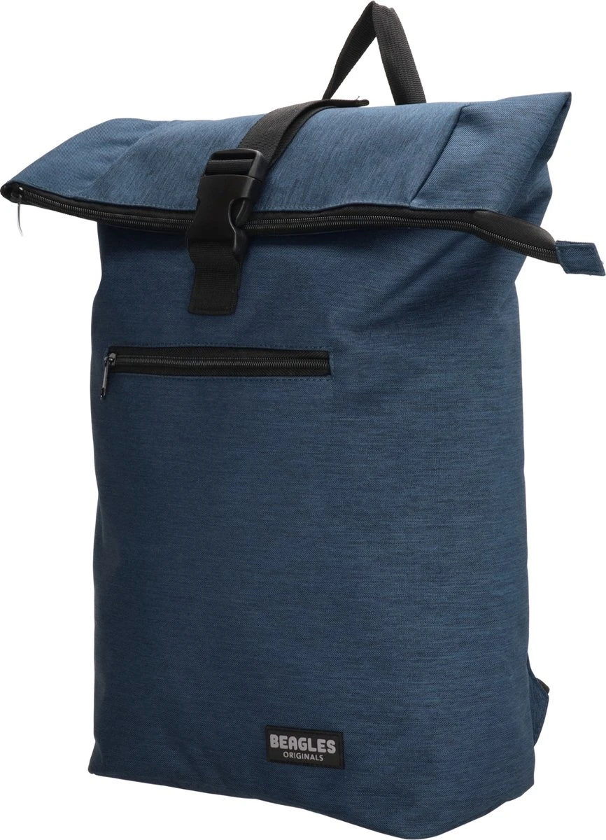 Beagles Originals Urban Originals 17,3" Laptop Rugzak - Blauw 2 Beagles Originals Urban Originals 17,3" Laptop Rugzak - Blauw - Afbeelding 2