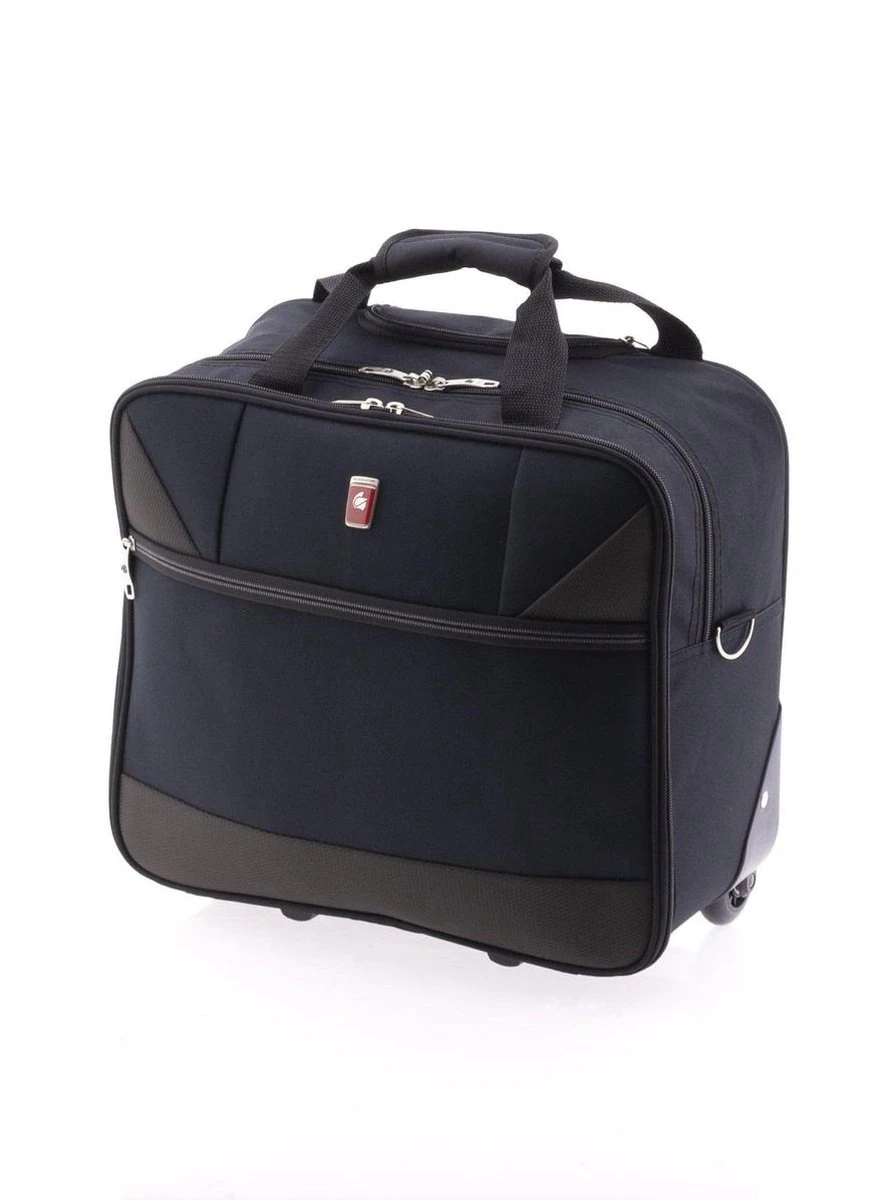 Gladiator Metro Handbagage Laptop Trolley - 14 Inch - Zwart 8 Gladiator Metro Handbagage Laptop Trolley - 14 Inch - Zwart - Afbeelding 8