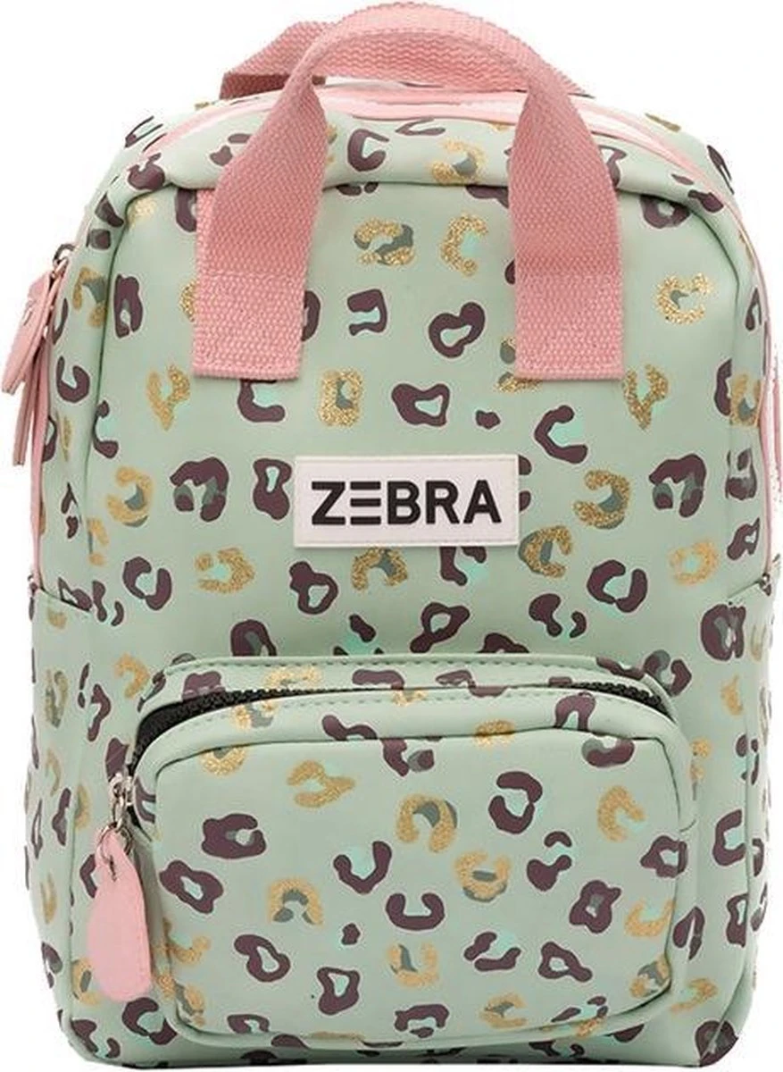 Zebra Trends Kinderrugzak 8 Liter - Leo Mint & Gold 9 Zebra Trends Kinderrugzak 8 Liter - Leo Mint & Gold - Afbeelding 9