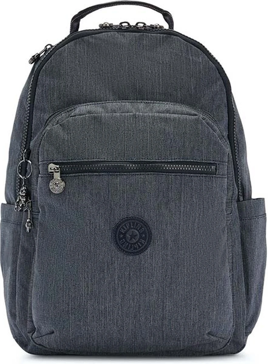 Kipling SEOUL Rugzak, 27 Liter, 15 Inch Laptopvak - Active Denim 8 Kipling SEOUL Rugzak, 27 Liter, 15 Inch Laptopvak - Active Denim - Afbeelding 8