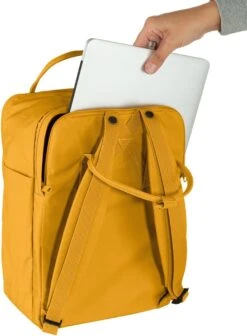 Fjallraven Fjällräven Kånken Laptop 13" Unisex Rugzak - Ochre -Kofferland Goedkope Winkel 883x1200 7
