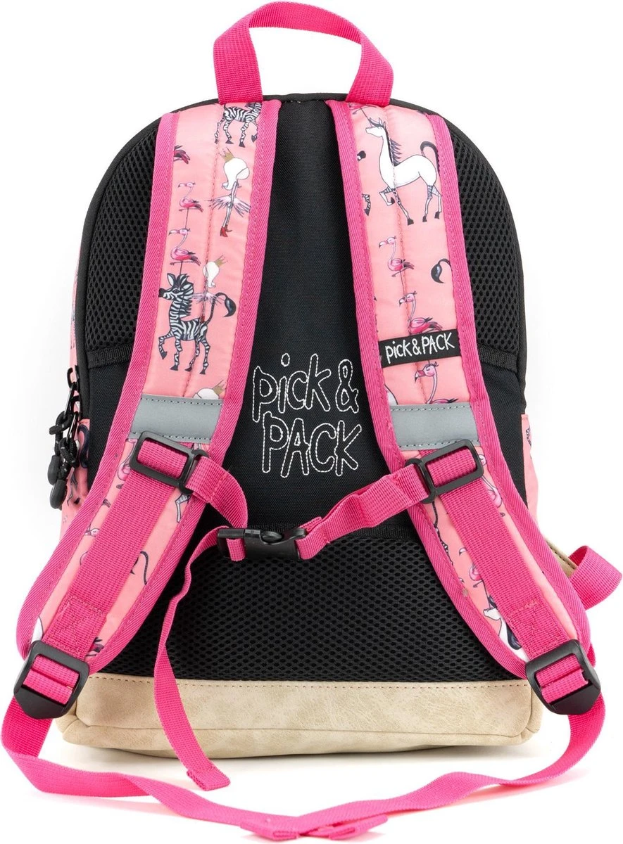 Pick & Pack Koninklijke Prinses - Rugzak - Felroze - Maat M 3 Pick & Pack Koninklijke Prinses - Rugzak - Felroze - Maat M - Afbeelding 3