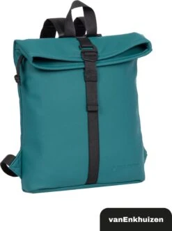 VanEnkhuizen Rolltop Rugzak 9 Liter - Waterafstotend En Thermo Materiaal - Turquoise