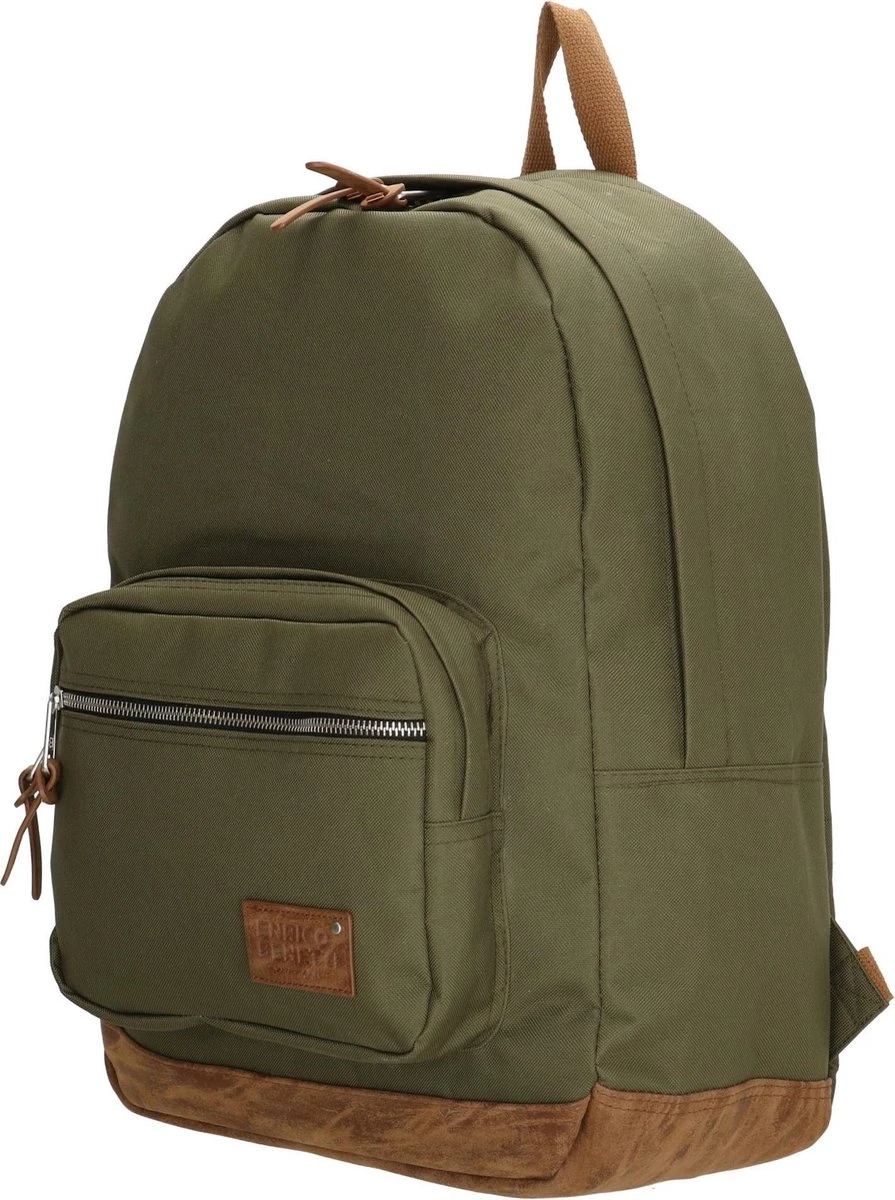 Enrico Benetti Santiago 46160 Laptoprugzak Met 15" Laptopvak - Olijfgroen 2 Enrico Benetti Santiago 46160 Laptoprugzak Met 15" Laptopvak - Olijfgroen - Afbeelding 2