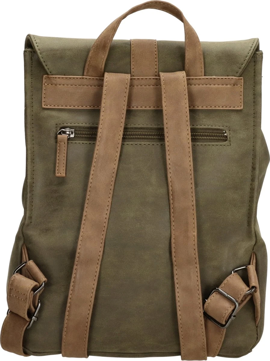 Beagles Brunete Rugzak - Olijfgroen 2 Beagles Brunete Rugzak - Olijfgroen - Afbeelding 2