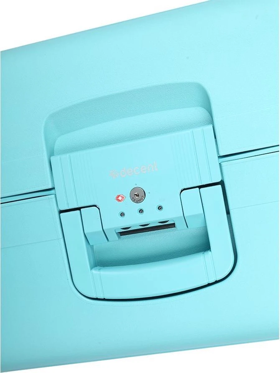 Decent Transit Medium Koffer - 70 Cm - Lichtblauw 5 Decent Transit Medium Koffer - 70 Cm - Lichtblauw - Afbeelding 5