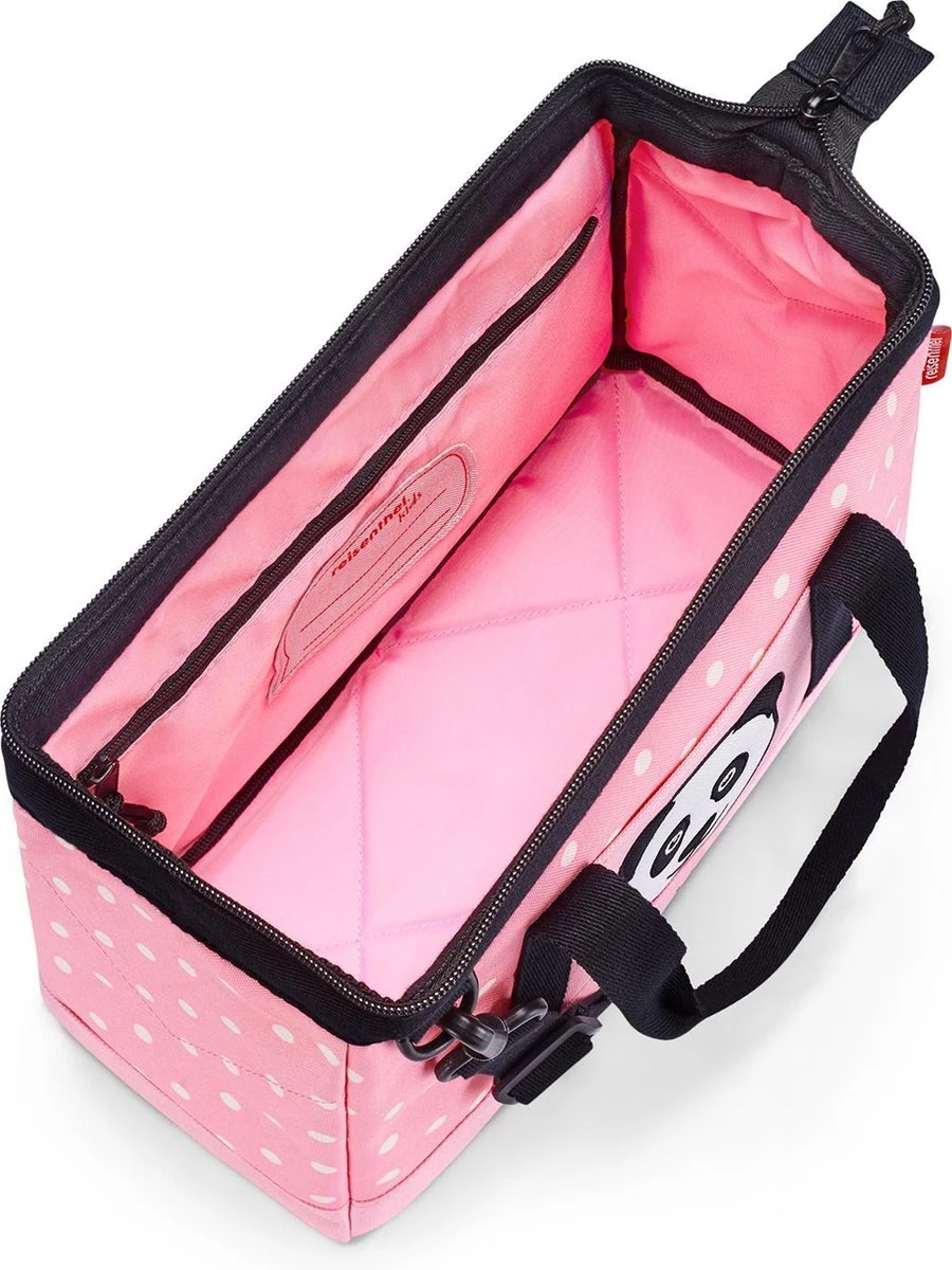 Reisenthel Allrounder M Kids Reistas Kind - 18L - Panda Dots Pink Roze 3 Reisenthel Allrounder M Kids Reistas Kind - 18L - Panda Dots Pink Roze - Afbeelding 3
