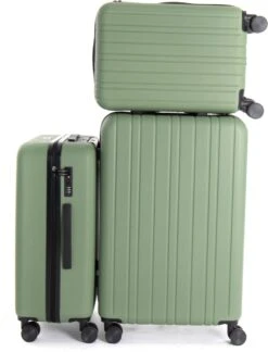 AttitudeZ Azur Handbagage Olijfgroen 55cm - TSA-slot -Kofferland Goedkope Winkel 915x1200