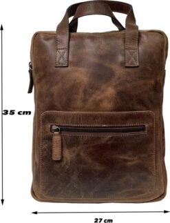 Saccoo Ramon Rugtas 100% Hunterleder Medium Formaat. -Kofferland Goedkope Winkel 918x1200 3