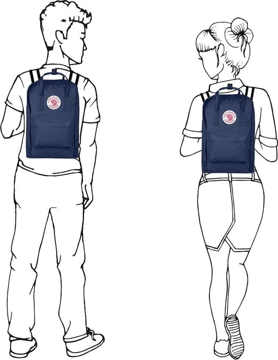 Fjallraven Kanken Laptoprugzak 15 Inch - Royal Blue 15 Fjallraven Kanken Laptoprugzak 15 Inch - Royal Blue - Afbeelding 15