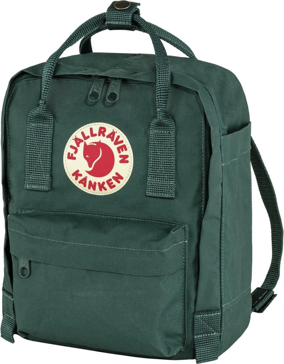 Fjallraven Fjällräven Kånken Mini Unisex Rugzak - Arctic Green 4 Fjallraven Fjällräven Kånken Mini Unisex Rugzak - Arctic Green - Afbeelding 4