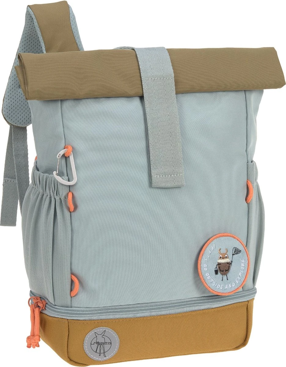 Lässig Mini Rolltop Rugzak - Nature Light Blue 2 Lässig Mini Rolltop Rugzak - Nature Light Blue - Afbeelding 2