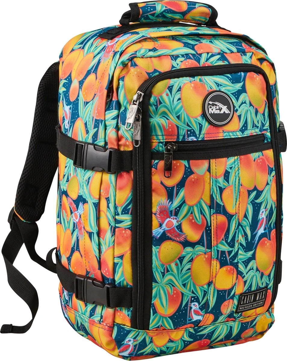 CabinMax Metz Reistas – Handbagage 20L – Rugzak – Schooltas - 40x25x20 Cm – Compact Backpack – Lichtgewicht – Mango 1 CabinMax Metz Reistas – Handbagage 20L – Rugzak – Schooltas - 40x25x20 Cm – Compact Backpack – Lichtgewicht – Mango
