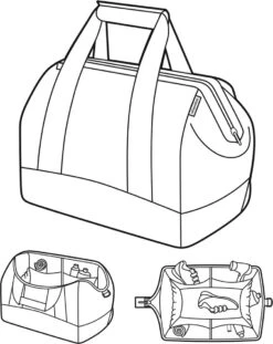 Reisenthel Allrounder L Reistas Sporttas - 30L - Twist Berry Roze 9 Reisenthel Allrounder L Reistas Sporttas - 30L - Twist Berry Roze -Kofferland Goedkope Winkel 954x1200 12