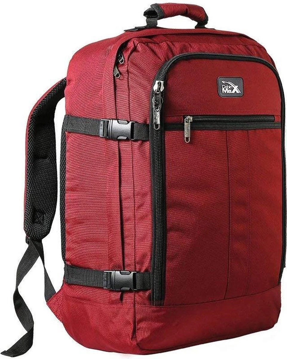 CabinMax Metz Reistas– Handbagage 30L - Rugzak – Backpack - 45x35x20cm – Lichtgewicht - Rood (MZ 30-RD) 1 CabinMax Metz Reistas– Handbagage 30L - Rugzak – Backpack - 45x35x20cm – Lichtgewicht - Rood (MZ 30-RD)
