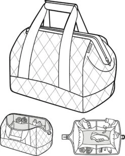 Reisenthel Allrounder L Reistas Sporttas - 30L - Rhombus Midnight Gold Blauw 19 Reisenthel Allrounder L Reistas Sporttas - 30L - Rhombus Midnight Gold Blauw -Kofferland Goedkope Winkel 961x1200 9