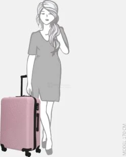 Enrico Benetti Koffer / Trolley / Reiskoffer - 65 X 41 X 25 Cm - 68 Liter - ABS - Maat M - Louisville - Roze 12 Enrico Benetti Koffer / Trolley / Reiskoffer - 65 X 41 X 25 Cm - 68 Liter - ABS - Maat M - Louisville - Roze -Kofferland Goedkope Winkel 965x1200