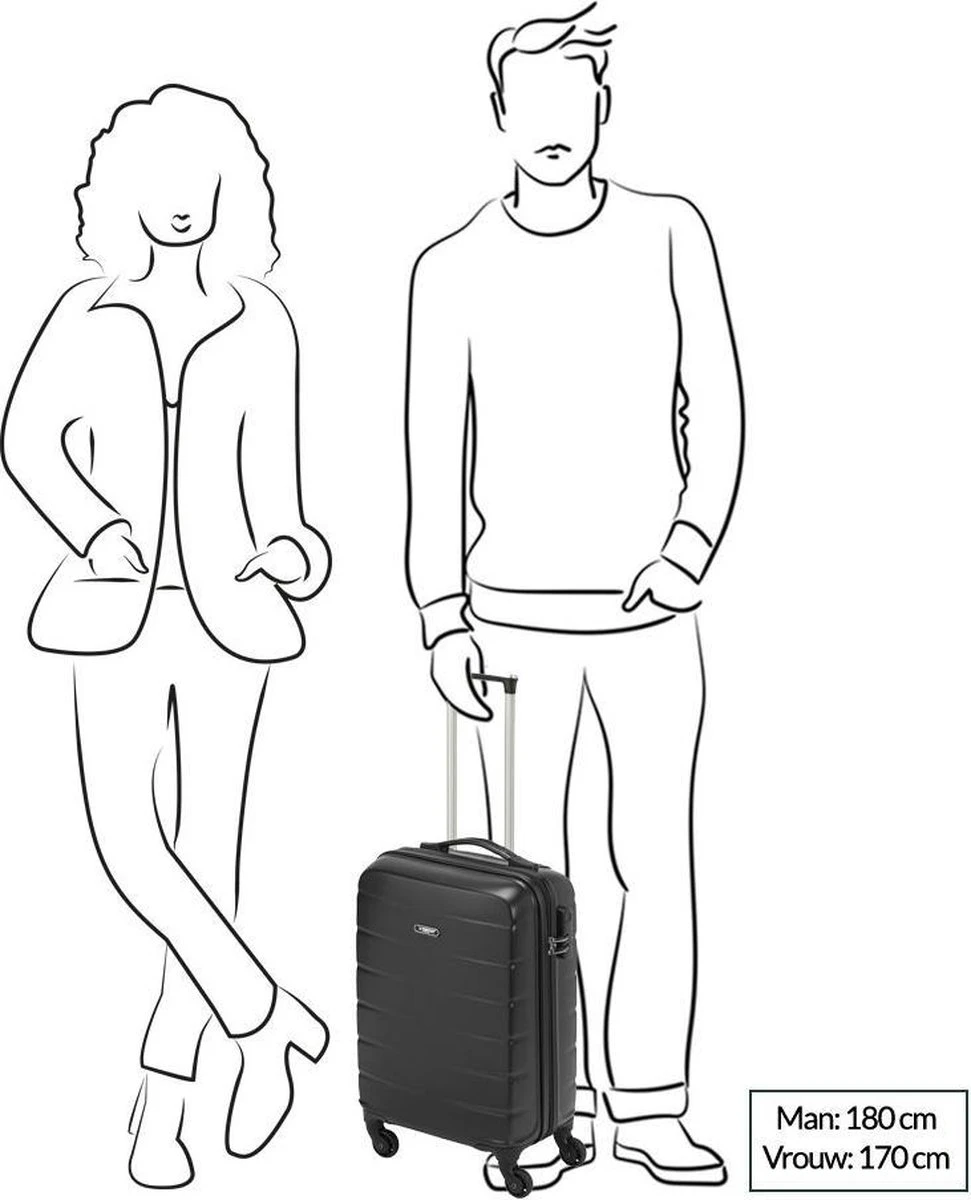 Princess Traveller Grenada - Reiskoffer - 56 Cm - Rood 8 Princess Traveller Grenada - Reiskoffer - 56 Cm - Rood - Afbeelding 8