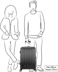 Decent Neon-Fix 2.0 Medium Koffer 66 Cm - 65 Liter - Oranje -Kofferland Goedkope Winkel 971x1200