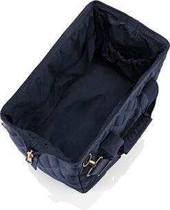 Reisenthel Allrounder M Reistas Sporttas - 18L - Rhombus Midnight Gold Blauw -Kofferland Goedkope Winkel 972x1200 2