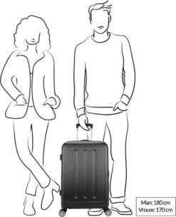 Decent Neon-Fix 2.0 Medium Koffer 66 Cm - 65 Liter - Blauw 19 Decent Neon-Fix 2.0 Medium Koffer 66 Cm - 65 Liter - Blauw -Kofferland Goedkope Winkel 972x1200