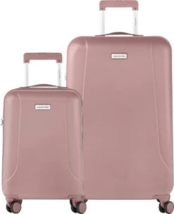 CarryOn Skyhopper Kofferset – TSA Handbagage + Reiskoffer 78cm – Dubbele Wielen - Old Pink 11 CarryOn Skyhopper Kofferset – TSA Handbagage + Reiskoffer 78cm – Dubbele Wielen - Old Pink -Kofferland Goedkope Winkel 977x1200 1
