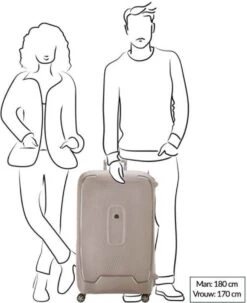 Delsey Moncey Trolley Case - 82 Cm - Blue -Kofferland Goedkope Winkel 977x1200