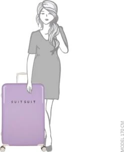 SUITSUIT - Fabulous Fifties - Royal Lavender - Reiskoffer (76 Cm) 37 SUITSUIT - Fabulous Fifties - Royal Lavender - Reiskoffer (76 Cm) -Kofferland Goedkope Winkel 979x1200